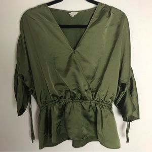 Joie Dark Green Blouse